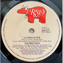 Bee Gees Living Eyes USED VINYL 7INCH 45 RPM SINGLE