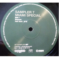 Various Sampler 7 Miami Special USED VINYL 12INCH SAMPLER