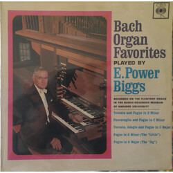 Johann Sebastian Bach / E. Power Biggs Bach Organ Favorites Vinyl LP USED