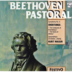 Ludwig van Beethoven / Kurt Masur / Gewandhausorchester Leipzig Symphony No 6 'Pastoral' / Overtures Vinyl LP USED