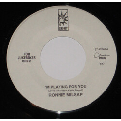 Ronnie Milsap I'm Playing For You USED VINYL 7INCH 45 RPM JUKEBOX