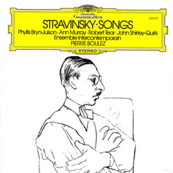 Igor Stravinsky / Phyllis Bryn-Julson / Ann Murray / Robert Tear / John Shirley-Quirk / Ensemble InterContemporain / Pierre Boulez Songs Vinyl LP USED