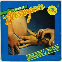 Various 15 Exitos De Merengues Combatiendo La Inflacion Vinyl LP USED