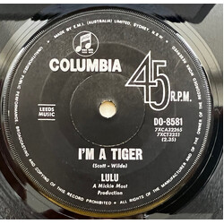 Lulu I'm A Tiger USED VINYL 7INCH 45 RPM SINGLE