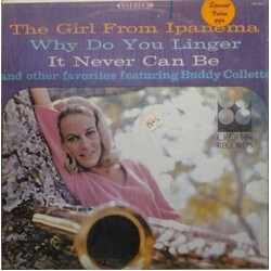 Buddy Collette The Girl From Ipanema, Why Do You Linger, It Never Can Be And Other Favorites Vinyl LP USED