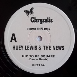 Huey Lewis & The News Hip To Be Square USED VINYL 12INCH SINGLE PROMO