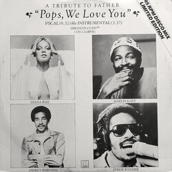 Diana Ross / Marvin Gaye / Smokey Robinson / Stevie Wonder Pops, We Love You (A Tribute To Father) USED VINYL 12INCH 45 RPM SINGLE LIMITED EDITION