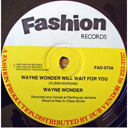 Wayne Wonder Wayne Wonder Will Wait For You Vinyl 12" USED