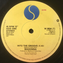 Madonna Into The Groove USED VINYL 12INCH 45 RPM SINGLE