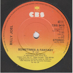 Billy Joel Sometimes A Fantasy USED VINYL 7INCH SINGLE 45 RPM