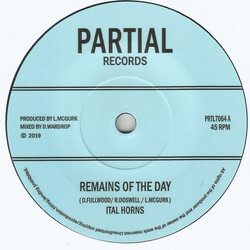 Ital Horns / Partial Crew Remains Of The Day USED VINYL 7INCH 45 RPM