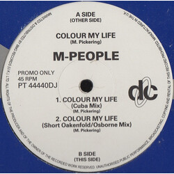 M People Colour My Life USED VINYL 12INCH 45 RPM PROMO