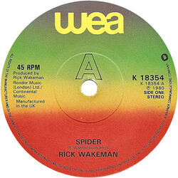 Rick Wakeman Spider USED VINYL 45 RPM 7INCH