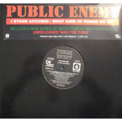 Public Enemy I Stand Accused / What Kind Of Power We Got? USED VINYL 12INCH PROMO