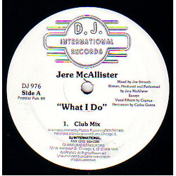 Jere McAllister What I Do VINYL 12" USED