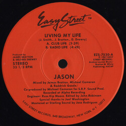 Jason Smith (8) Living My Life VINYL 12" USED
