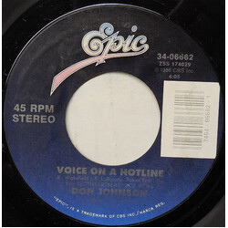 Don Johnson Voice On A Hotline USED VINYL 7INCH 45 RPM SINGLE