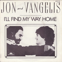 Jon & Vangelis I'll Find My Way Home USED VINYL 7INCH 45 RPM SINGLE