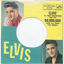 Elvis Presley / The Jordanaires Stuck On You / Fame And Fortune USED VINYL 7INCH 45 RPM SINGLE
