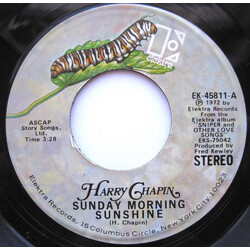 Harry Chapin Sunday Morning Sunshine / Burning Herself USED VINYL 7INCH 45 RPM SINGLE