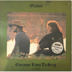 Orphan (5) Everyone Lives To Sing Vinyl LP USED