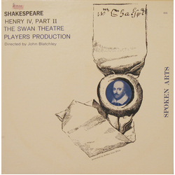 William Shakespeare / The Swan Theatre Players Henry IV, Part 2 Vinyl LP USED