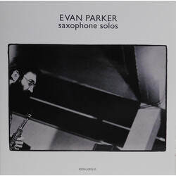 Evan Parker Saxophone Solos Vinyl LP USED
