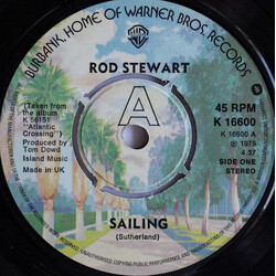 Rod Stewart Sailing USED VINYL 7INCH 45 RPM SINGLE