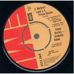 Steve Harley & Cockney Rebel (I Believe) Love's A Prima Donna USED VINYL 7INCH 45 RPM SINGLE