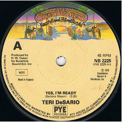 Teri DeSario Yes, I'm Ready USED VINYL 7INCH SINGLE 45 RPM