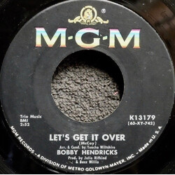 Bobby Hendricks Let's Get It Over / Love In My Heart USED VINYL 7INCH