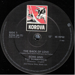 Echo & The Bunnymen The Back Of Love USED VINYL 12INCH 45 RPM SINGLE