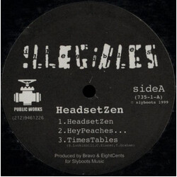 Illegibles HeadsetZen USED VINYL 12INCH 33 S RPM