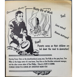 Starvation Army Nasty Bit Of Work / High On Lust Vinyl 7" USED