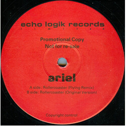 Ariel Rollercoaster USED VINYL 12INCH 45 RPM PROMO