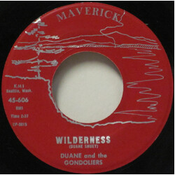 Duane And The Gondoliers Wilderness / Lonesome Light USED VINYL 7INCH 45 RPM
