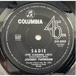 John Farnham Sadie (The Cleaning Lady) USED VINYL 7INCH SINGLE 45 RPM