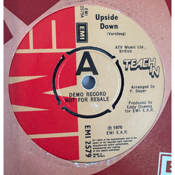 Teach-In Upside Down USED VINYL 7INCH 45 RPM SINGLE PROMO