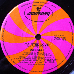 Soft Cell Tainted Love USED VINYL 7INCH 45 RPM SINGLE