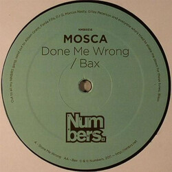 Mosca (2) Done Me Wrong / Bax USED VINYL 12INCH 45 RPM