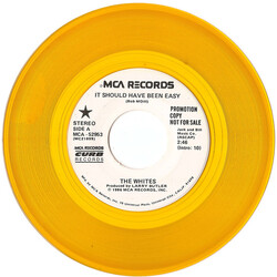 The Whites It Should Have Been Easy USED VINYL 7INCH 45 RPM SINGLE PROMO