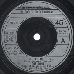 Elton John Little Jeanie USED VINYL 7INCH 45 RPM
