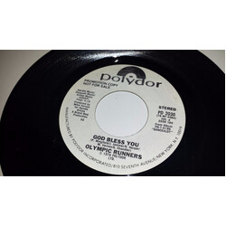 Olympic Runners God Bless You USED VINYL 7INCH 45 RPM PROMO