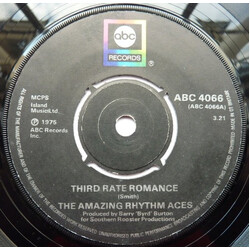 The Amazing Rhythm Aces Third Rate Romance USED VINYL 7INCH 45 RPM