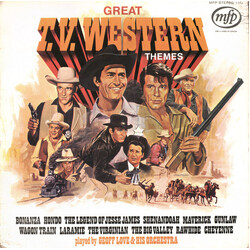Geoff Love & His Orchestra Great T.V. Western Themes Vinyl LP USED