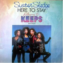 Sister Sledge Here To Stay ("Playing For Keeps" Anthem) VINYL 12" USED