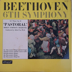 Ludwig Van Beethoven / Berliner Sinfonie Orchester / Alfred van Weth Beethoven: Symphony No. 6 ("Pastoral") In F Major, Op. 68 Vinyl LP USED