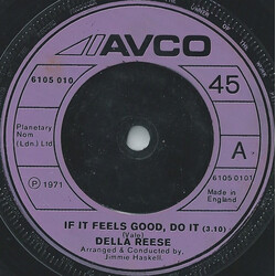 Della Reese If It Feels Good, Do It USED VINYL 7INCH 45 RPM