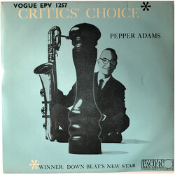 Pepper Adams Quintet Critic's Choice USED VINYL 7INCH 45 RPM EP MONO
