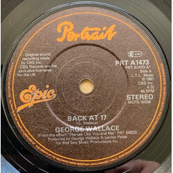 George Wallace Back At 17 USED VINYL 7INCH 45 RPM